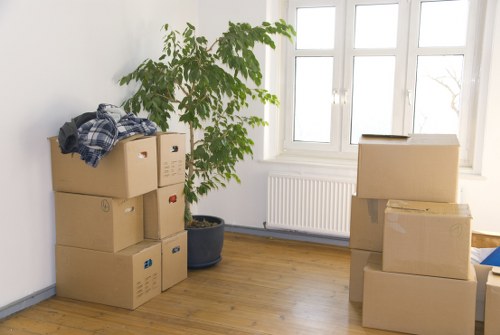 Furniture loading support for a local van transport job