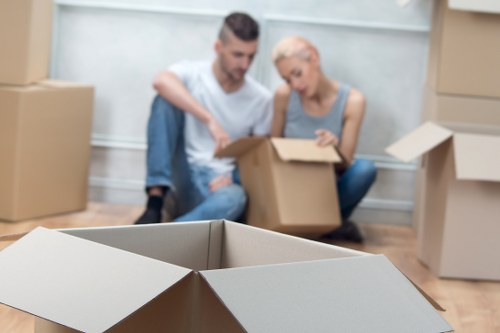 Local removals van service helping with a flat move in Tulse Hill