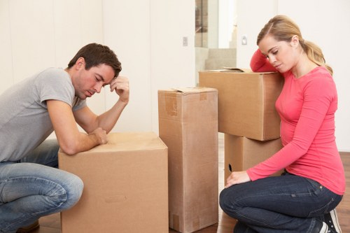 Office packing and unpacking service helping a local business relocate in Tulse Hill