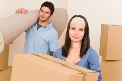 Professional packing and furniture wrapping for a local move