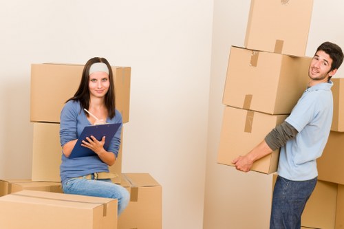 Van loading furniture for a Tulse Hill house move